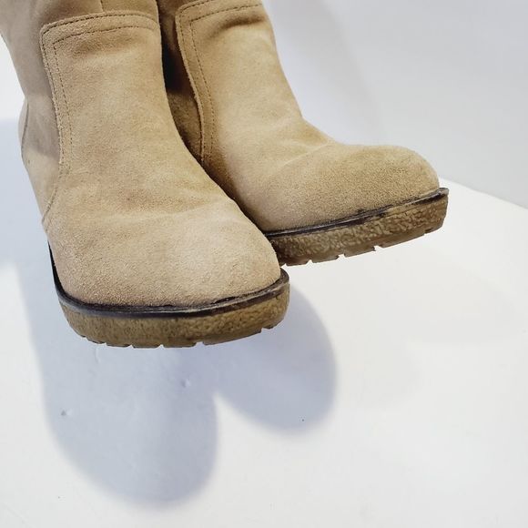 Kellie & Katie fold over suede winter booties  8.5 - Picture 3 of 16